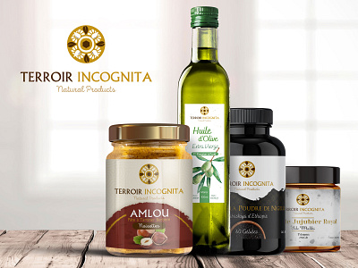 TERROIR INCOGNITA - BRANDING bmdesign5 branding com design honey logo natural products oil packaging pub sticker