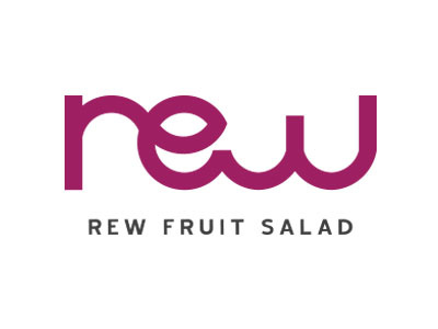 REW FRUIT SALAD fruit fruit logo logotype salad