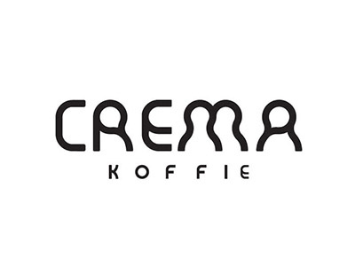 CREMA KOFFIE coffee coffeeshop coffeeshopbandung creative design crema graphicdesign koffie logodesignersclub