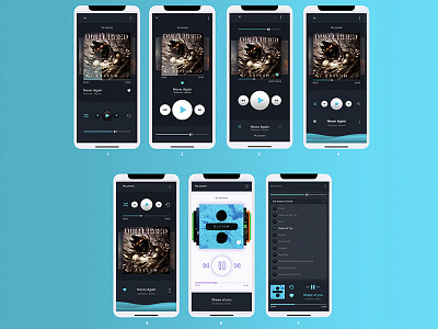 Music App app application music next player preview repeat setlist song sound volume