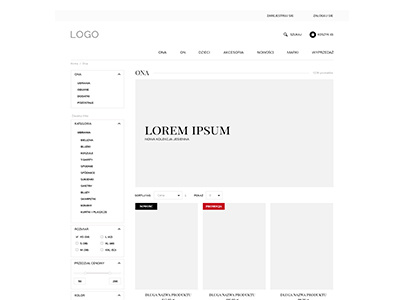 Wireframe e commerce makiet online store template ux wireframe