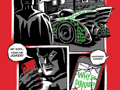Seriously? art batman comics funny illustration sci fi shirt threadless