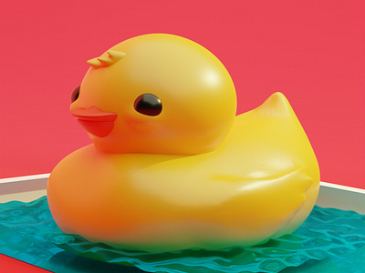 Duck 3d duck gamedesign illustration toy