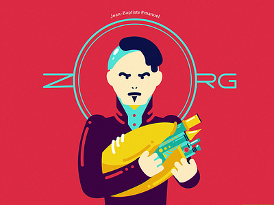 Z 36daysoftype character film poster five element fun art gary oldman illustration vector zorg