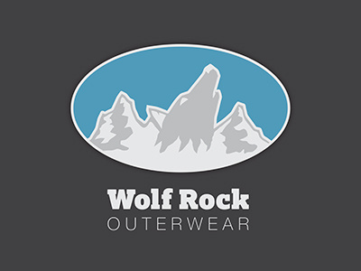 Wolf Rock Outerwear Logo logo