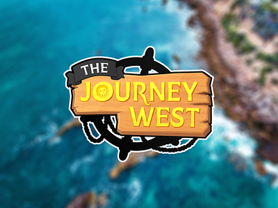 The Journey West Logo branding logo logo design typography vector