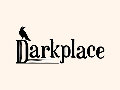 Darkplace branding logo logotype minimal vector