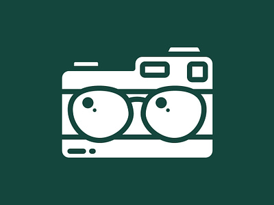 Camera + Glasses branding logo logo design minimal