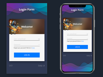 Login Form button design form login password signin signup uiux web widget