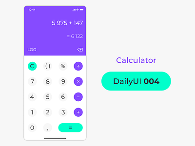Calculator / DailyUI 004