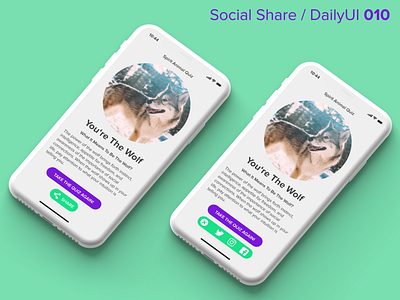 Social Share / DailyUI 010