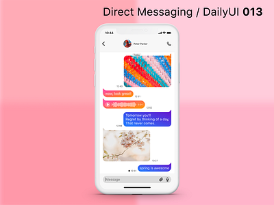 Direct Messaging / DailyUI 013