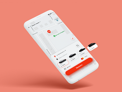 Taxi App Redesign android app car map mobile order taxi ui ux ux design