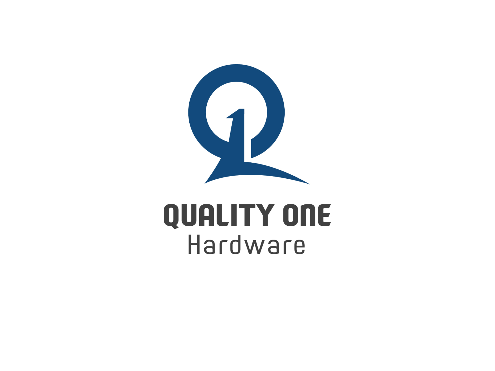 Quality One hardware logo design by Waziri Bosco on Dribbble