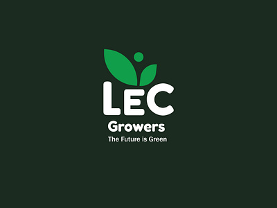 Lec Growers logo design