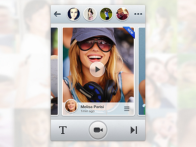 video messages in the cloud app chat glide icon ios iphone play texting video