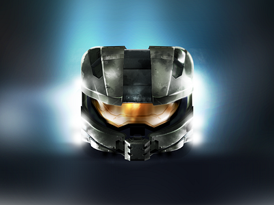 Spartan Helm Icon 117 2d detail game halo helm icon ios iphone john movie photoshop realistic spartan video