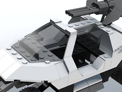 Halo Warthog Megabloks detail fun game halo lego megabloks model render snow video war warthog