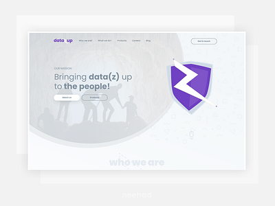 DataZup - Bringing data(z) up to the people affinity datazup landing neehad web web ui web ui design webdesign