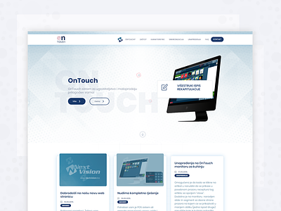 Product landing page - onTouch 2018 affinitydesigner neehad ui uidesign webdesign