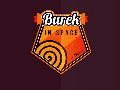 BUREK IN SPACE - BUREK U SVEMIRU - 2020 SPACE PATCH burek burek u svemiru dribbbleweeklywarmup neehad patch