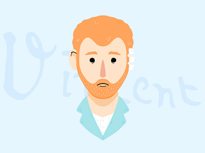 Vincent 2.0 character illustration photoshop portrait van gogh vincent