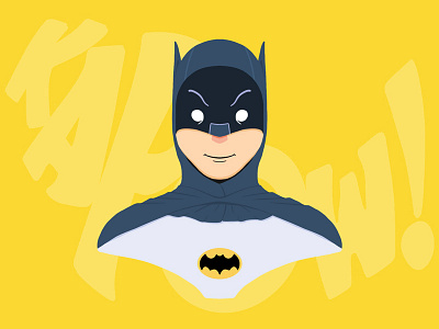 Batman '66 1966 adam west batman caped crusader character dark knight illustration photoshop portrait