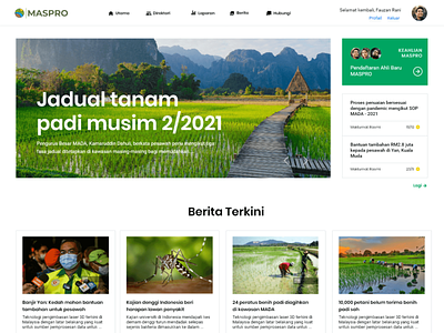 MASPRO Portal - Homepage Design