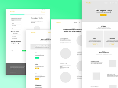 Wasiat Wireframes