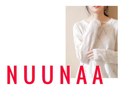 NUUNAA Fashion Website Concept Cover adobe xd design ecommerce fashion minimal uidesign ux ui