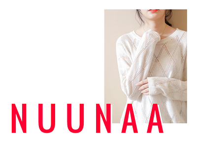 NUUNAA Fashion Website Concept Cover