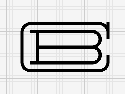 CB identity logo mark monogram