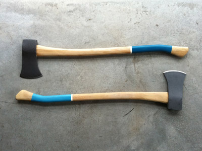 Custom Brand Colored Axes axes brand paint