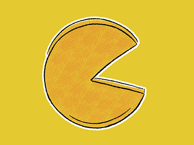 C is for Cheese 36 days of type c cheese halftone hand lettering illustration procreate