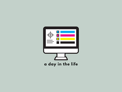 A Day in the Life cmyk print design