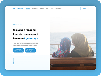 SyariahApp Design Exploration design ui ux web