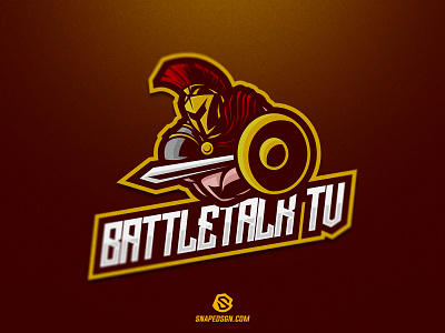 Battletalk TV branding design esport gaming identity illustration logo mascot sport sports
