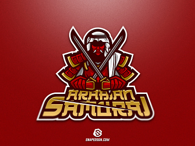 Arabian Samurai branding esport esports gaming identity logo logotype mascot sport twitch
