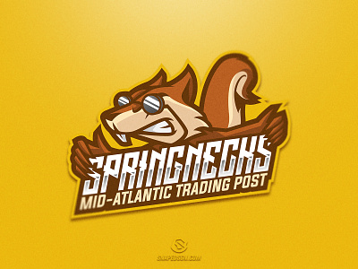 Springnecks branding esport gaming identity logo logotype mascot sport sports twitch