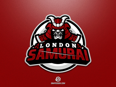London Samurai branding design esport gaming identity logo logotype mascot sport twitch