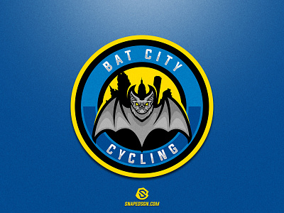 Bat City Cycling branding design esport gaming identity illustration logo logotype mascot sport sports