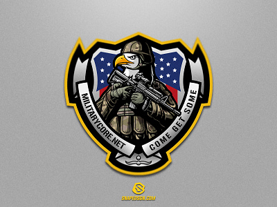 Militarycore branding design esport gaming identity illustration logo logotype mascot sport sports twitch