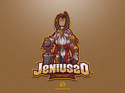 Jenius20 branding design esport gaming identity illustration logo logotype mascot sport sports twitch