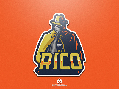 Rico design esport gaming identity illustration logo logotype mascot sport