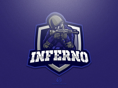 Inferno design esport gaming identity illustration logo logotype mascot sport