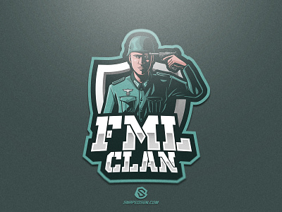 FML Clan design esport gaming identity illustration logo logotype mascot sport