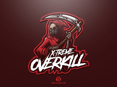 X-Treme Overkill design esport gaming identity illustration logo logotype mascot sport