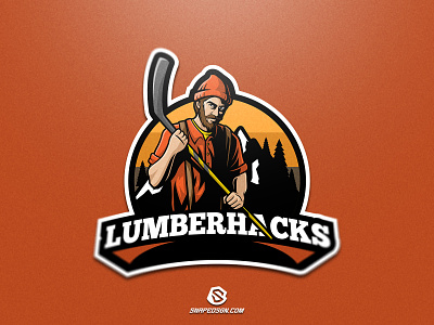 Lumberhacks design esport gaming identity illustration logo logotype mascot sport