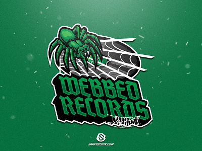 Webbed Records design esport gaming identity illustration logo logotype mascot sport