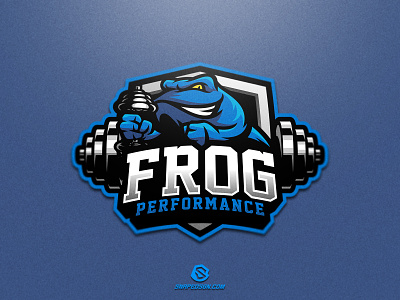 Frog Performance design esport gaming identity illustration logo logotype mascot sport